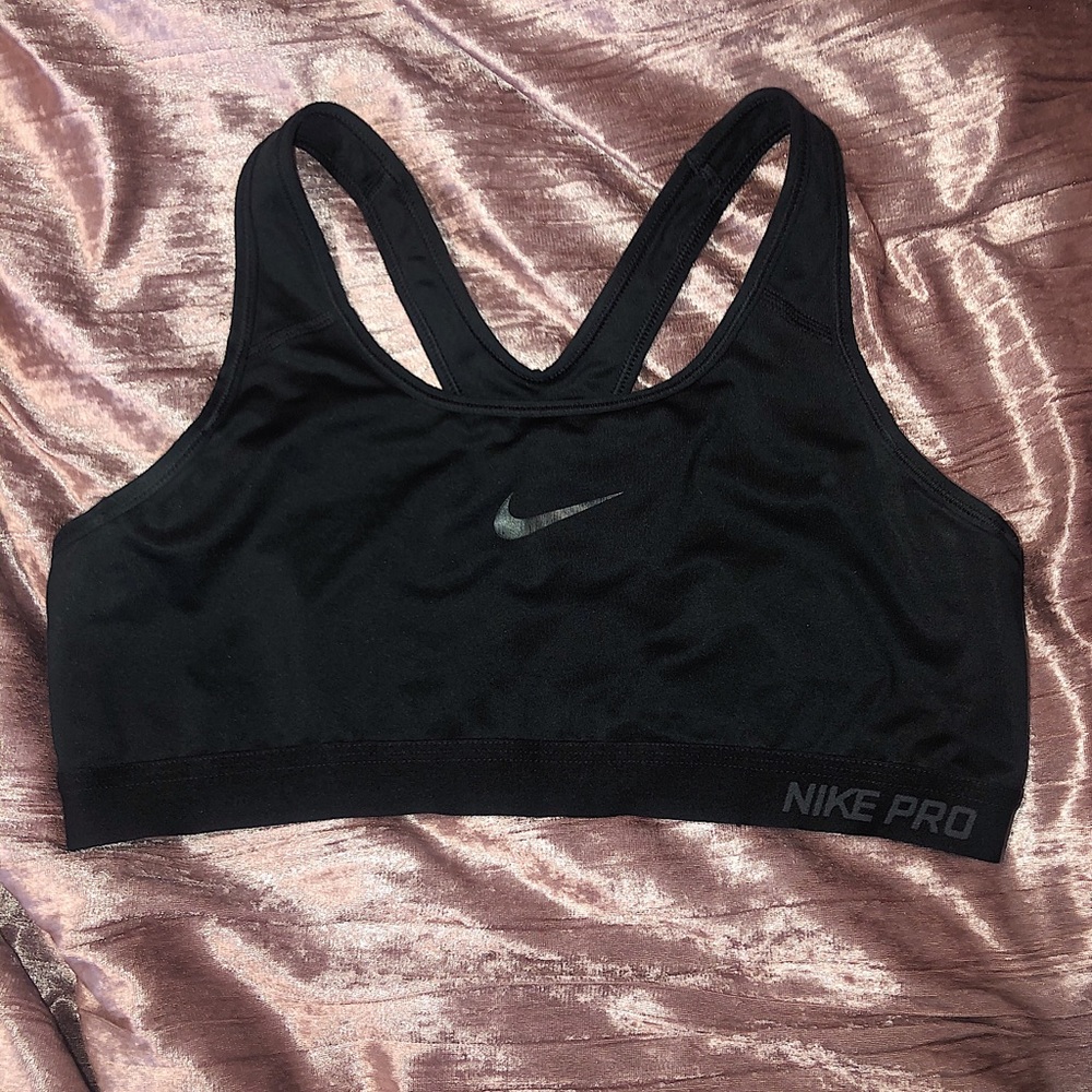 Nike Pro | Black Sports Bra | L
